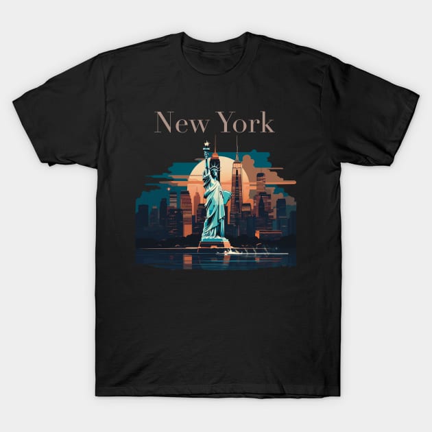 New York T-Shirt by TattyArty